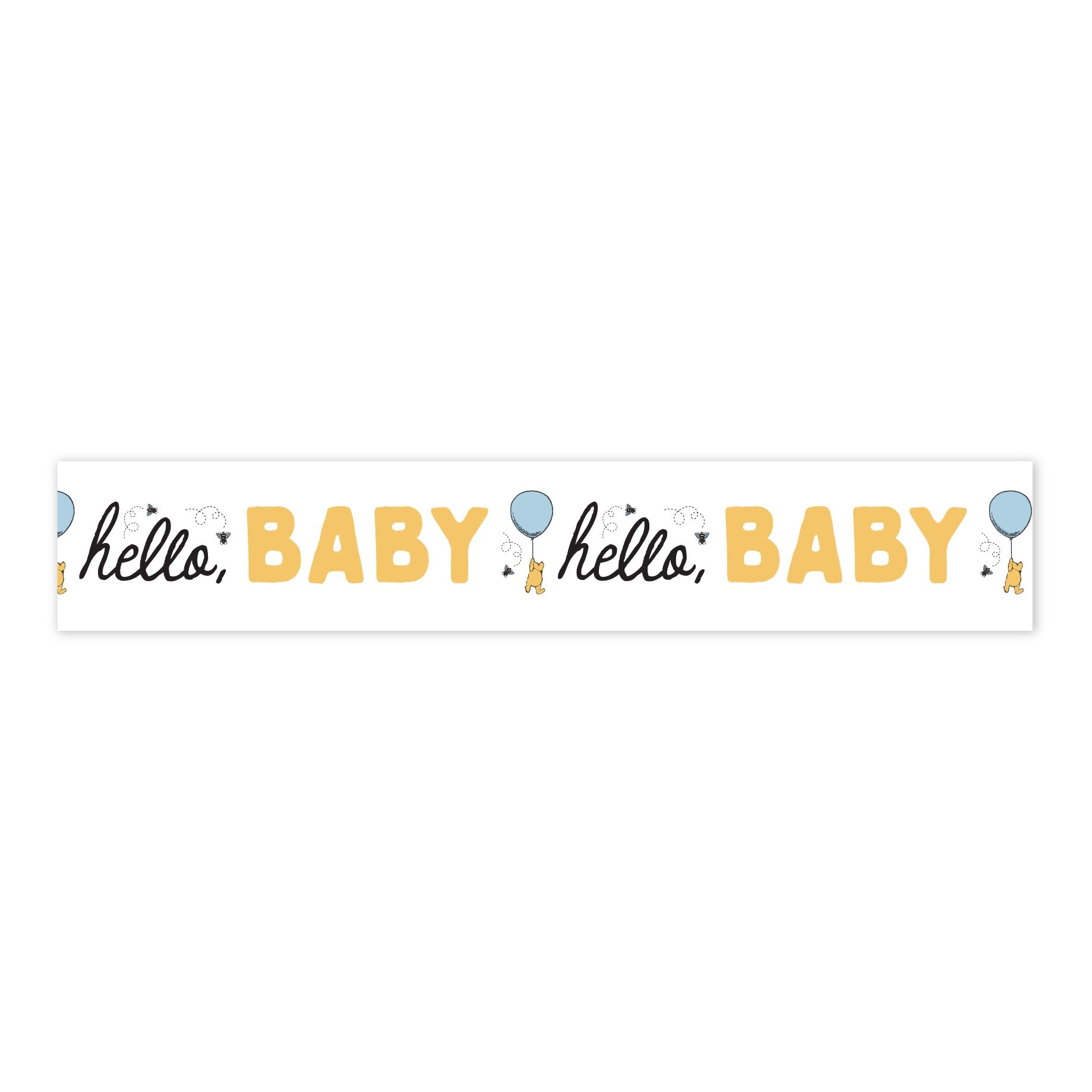 Echo Park Winnie The Pooh Baby HELLO BABY BALLOON Washi Tape