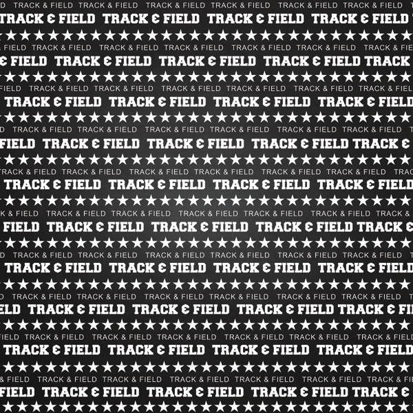 Scrapbook Customs TRACK & FIELD 12”X12” Paper Pack 4pc