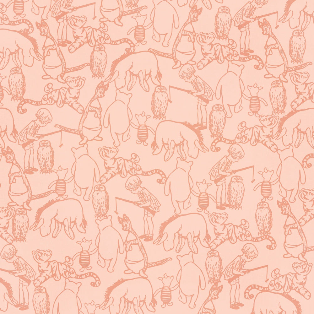 Simple Stories SAY CHEESE CLASSIC POOH 12X12 Scrapbook Paper