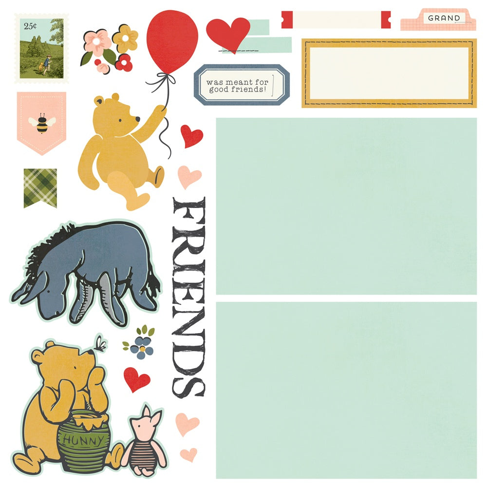 Simple Stories Simple Pages SAY CHEESE CLASSIC POOH Page Kit