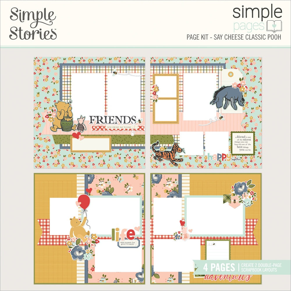 Simple Stories Simple Pages SAY CHEESE CLASSIC POOH Page Kit