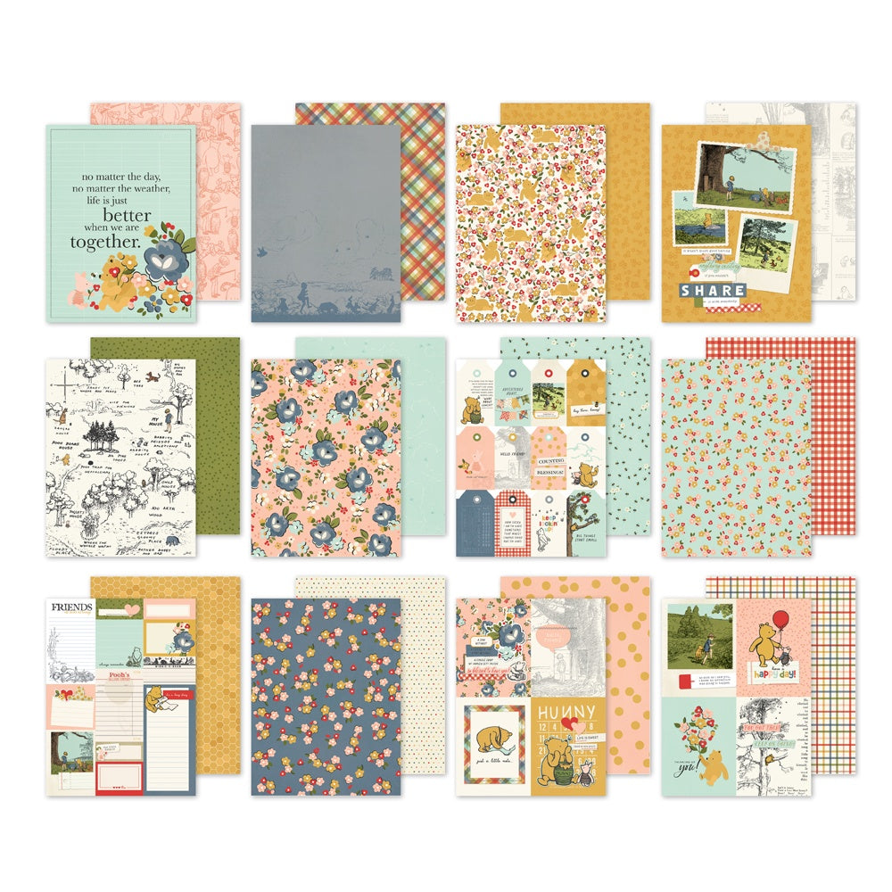 Simple Stories SAY CHEESE CLASSIC POOH 6”X8” Paper Pad