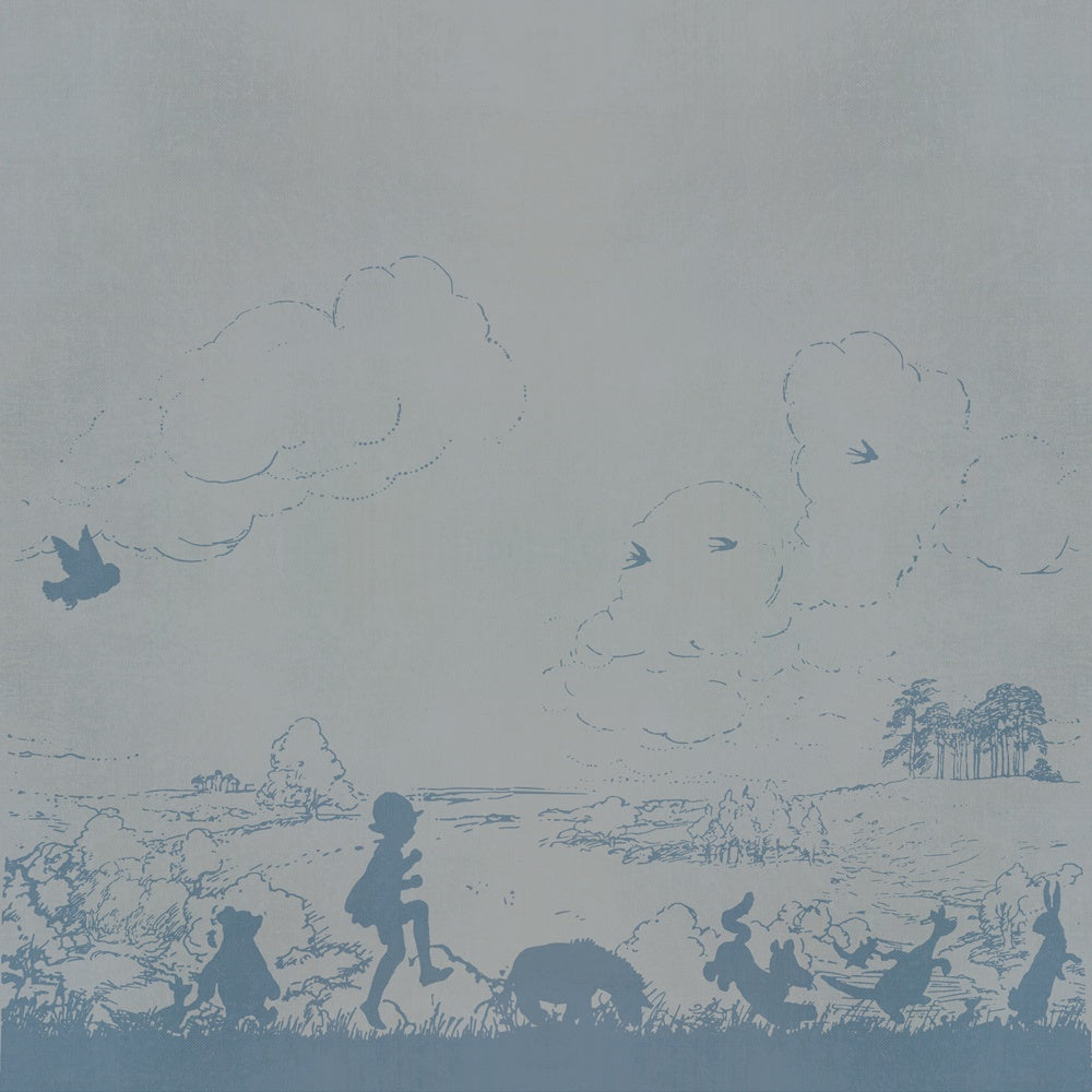 Simple Stories SAY CHEESE CLASSIC POOH 12X12 Scrapbook Paper