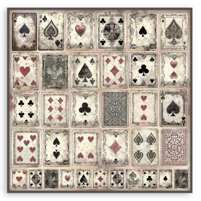 Stamperia Maxi Backgrounds MASTER OF MAGIC 12"X12" Scrapbook Paper Pack