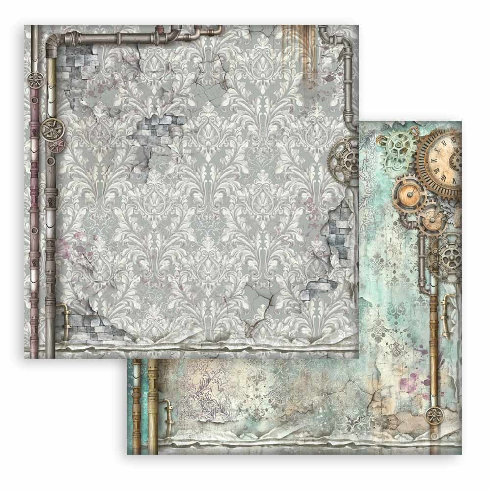 Stamperia Maxi Backgrounds MASTER OF MAGIC 12"X12" Scrapbook Paper Pack