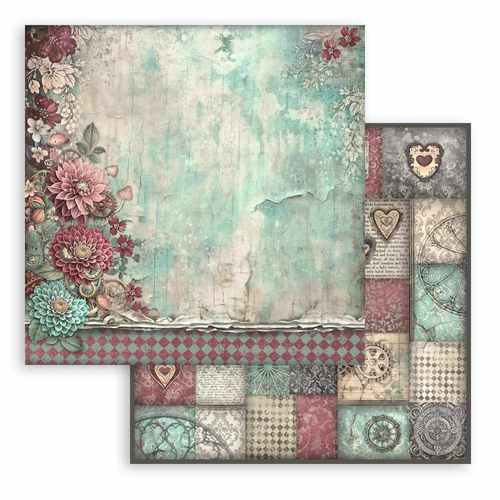 Stamperia Maxi Backgrounds MASTER OF MAGIC 12"X12" Scrapbook Paper Pack