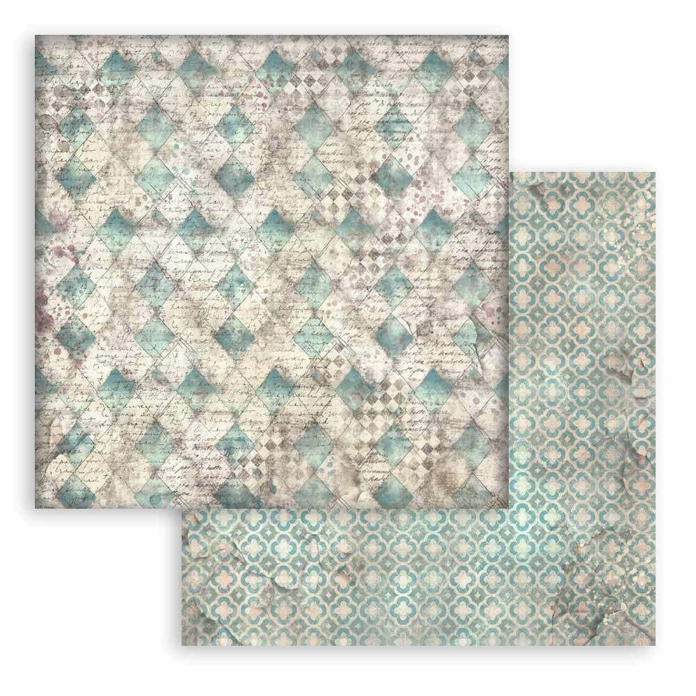 Stamperia Maxi Backgrounds MASTER OF MAGIC 12"X12" Scrapbook Paper Pack