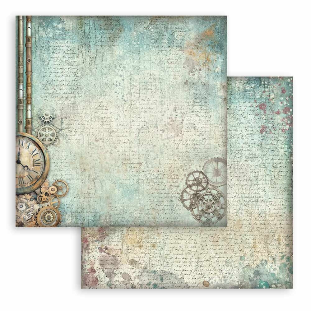 Stamperia Maxi Backgrounds MASTER OF MAGIC 12"X12" Scrapbook Paper Pack