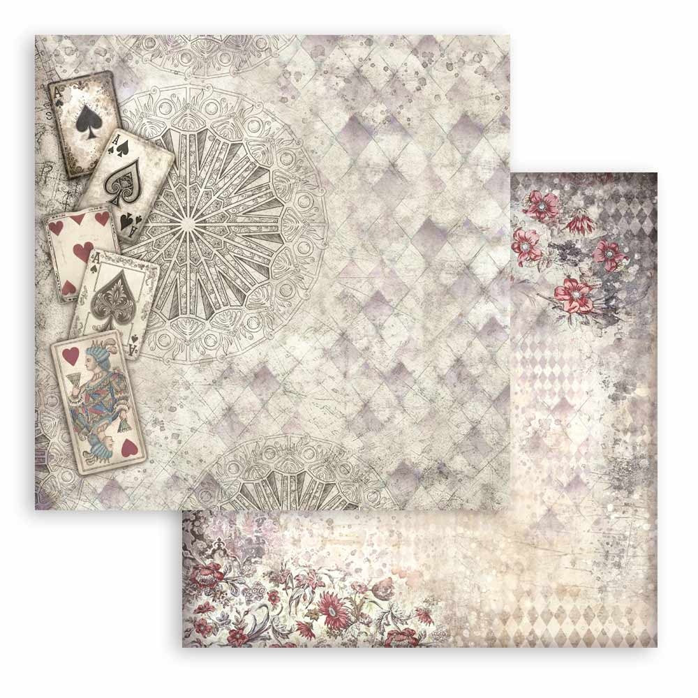 Stamperia Maxi Backgrounds MASTER OF MAGIC 12"X12" Scrapbook Paper Pack