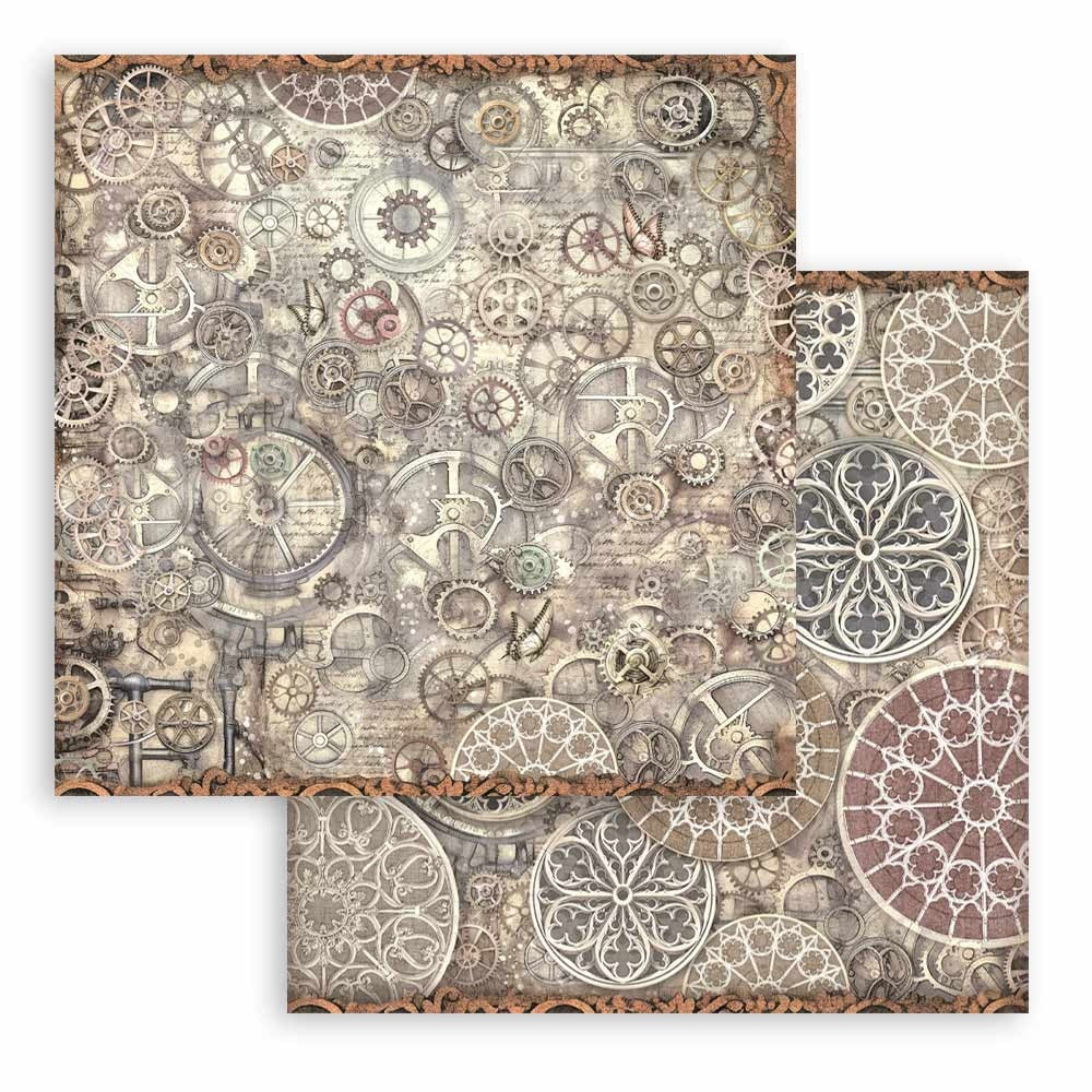 Stamperia Maxi Backgrounds MASTER OF MAGIC 12"X12" Scrapbook Paper Pack