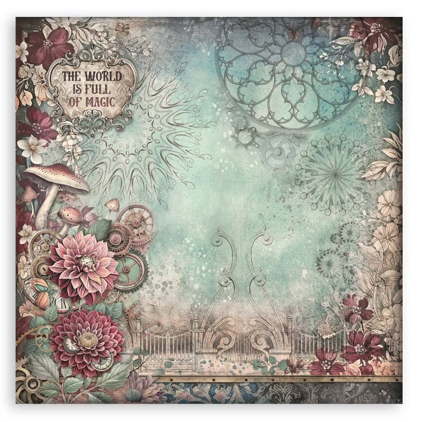 Stamperia Master Of Magic MAXI PAD 12"X12" Scrapbook Paper Pack