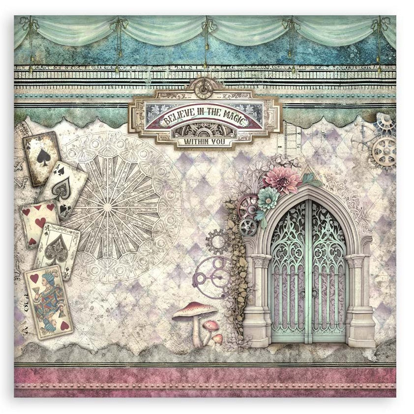 Stamperia Master Of Magic MAXI PAD 12"X12" Scrapbook Paper Pack