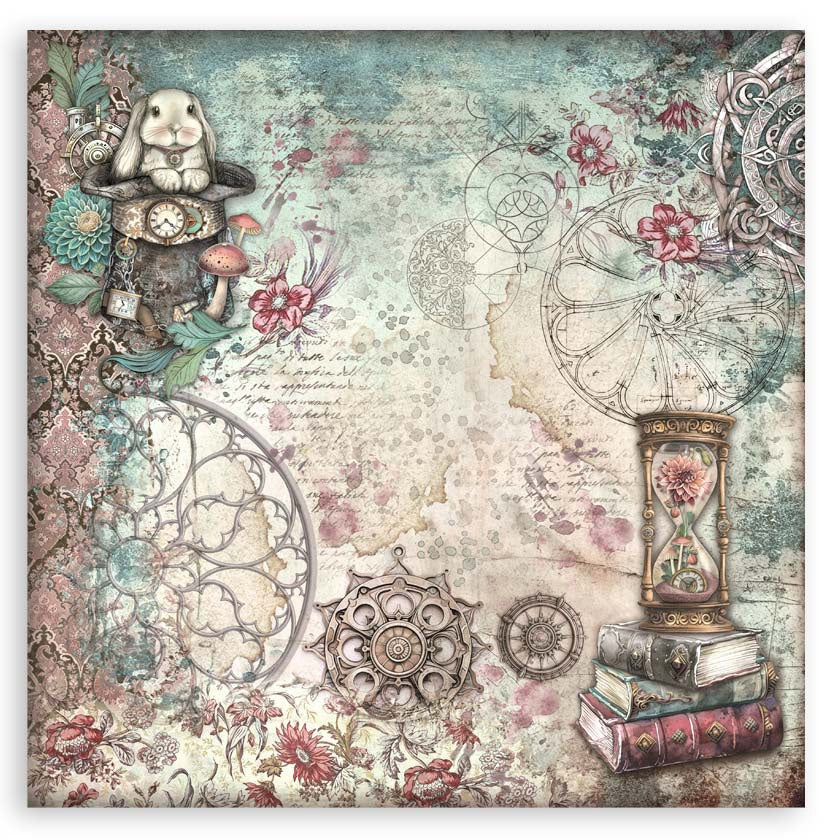 Stamperia Master Of Magic HOURGLASS 12"X12" Scrapbook Paper
