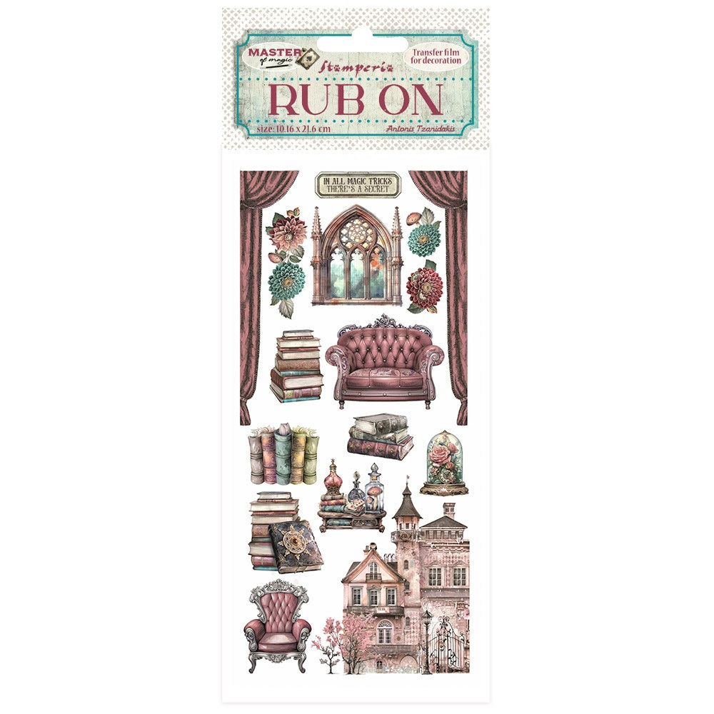 Stamperia MASTER OF MAGIC RUB ON Rubon Sheet