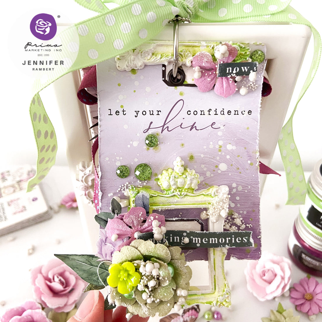 Prima SERENE PETALS EPHEMERA Diecuts 50pc