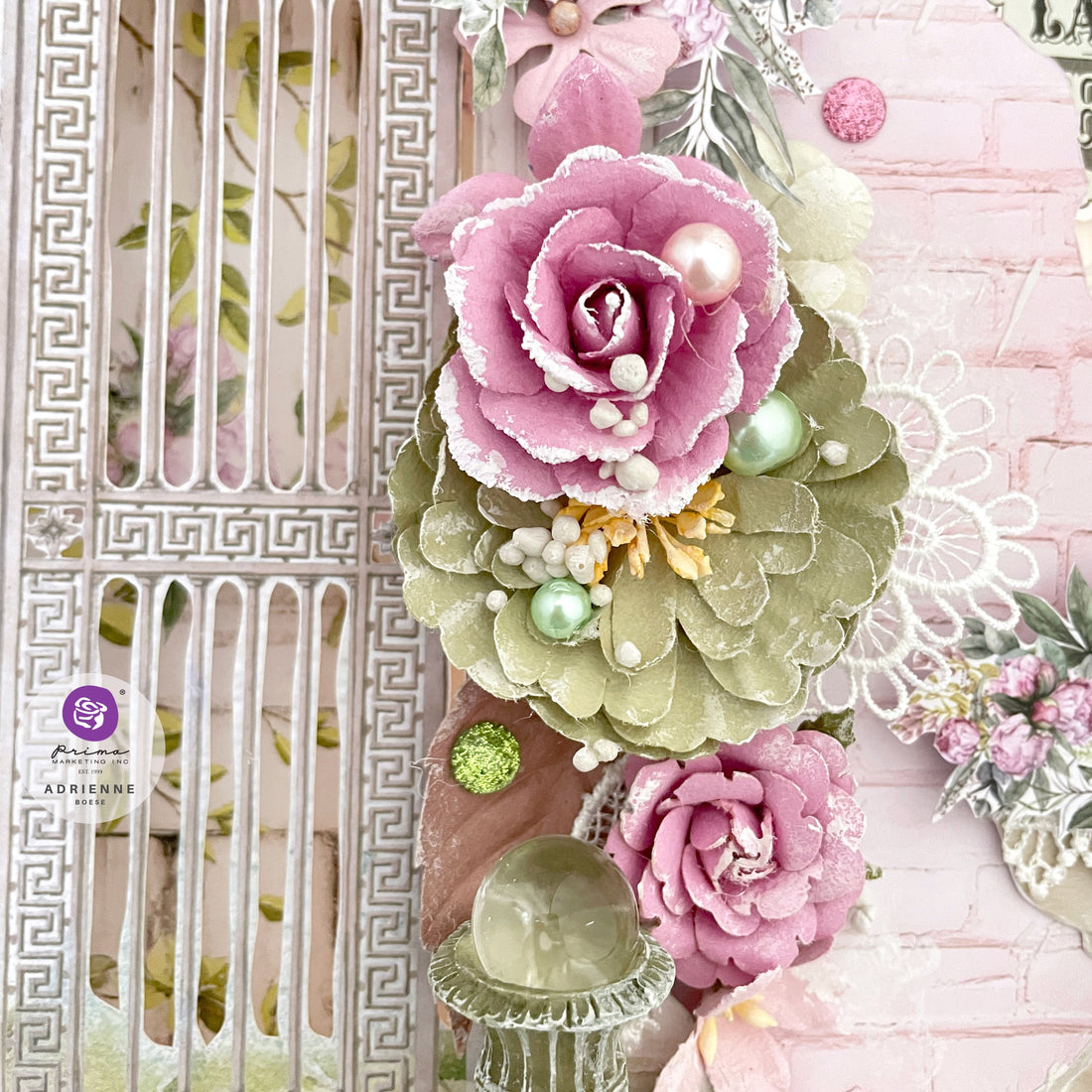 Prima SERENE PETALS FLOWERS Meadow Bouquet 20pc