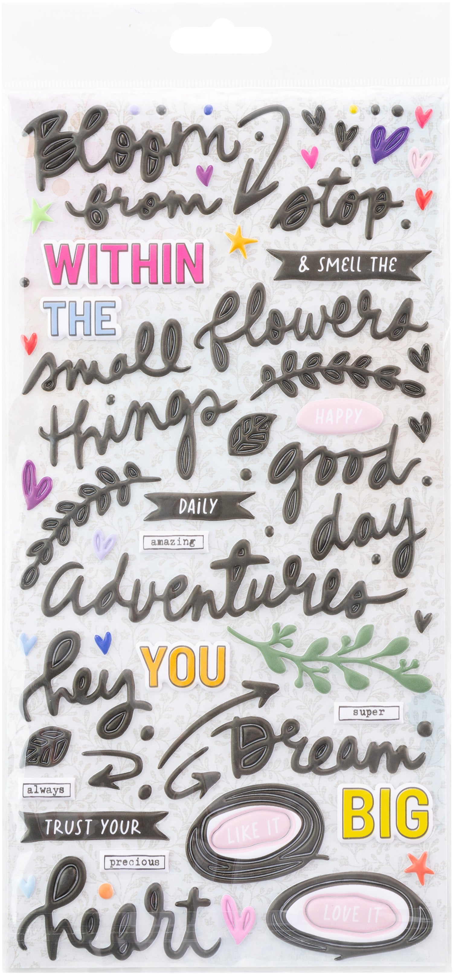 49 and Market Vicki Boutin THE FLOWER EMPORIUM Puffy Stickers