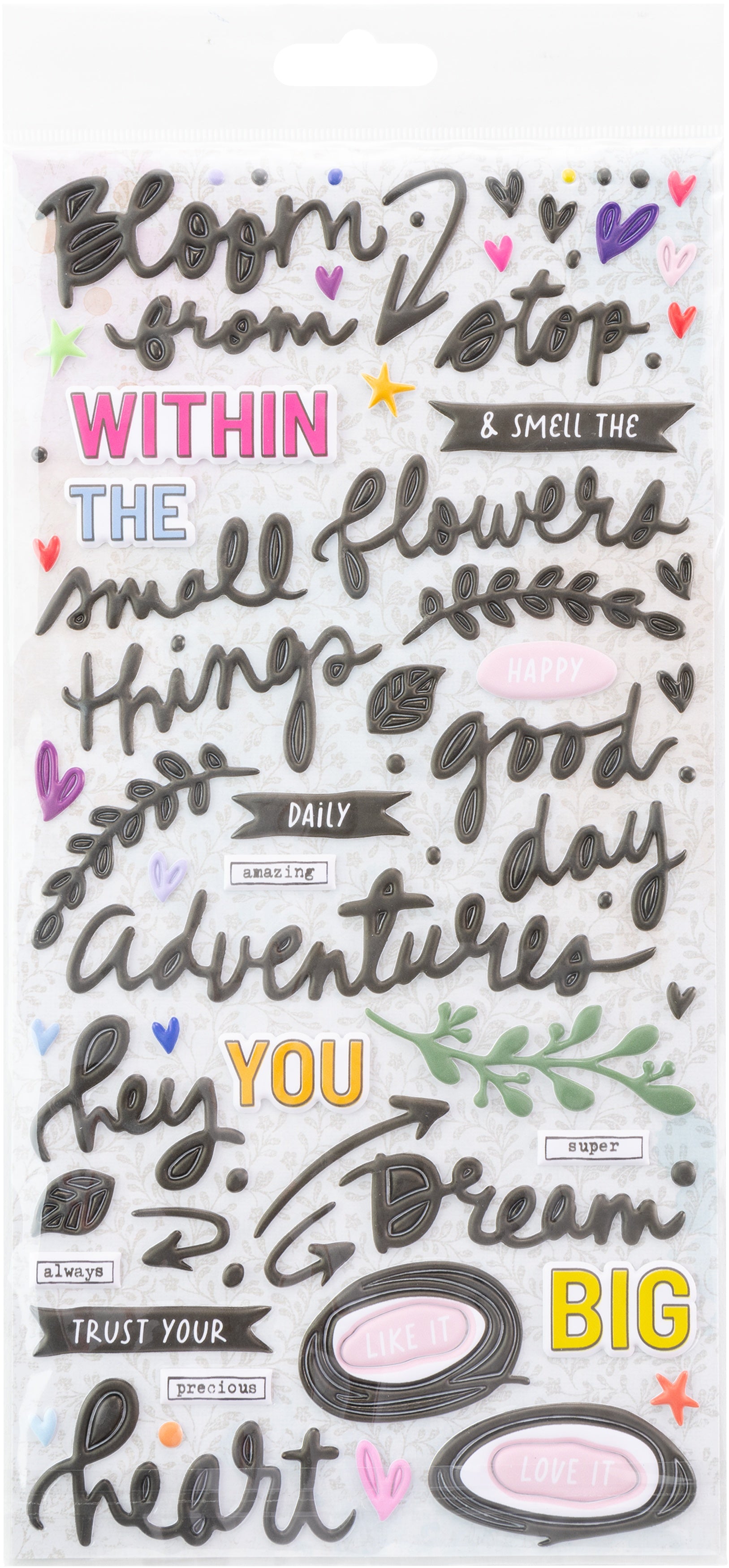 49 and Market Vicki Boutin THE FLOWER EMPORIUM Puffy Stickers