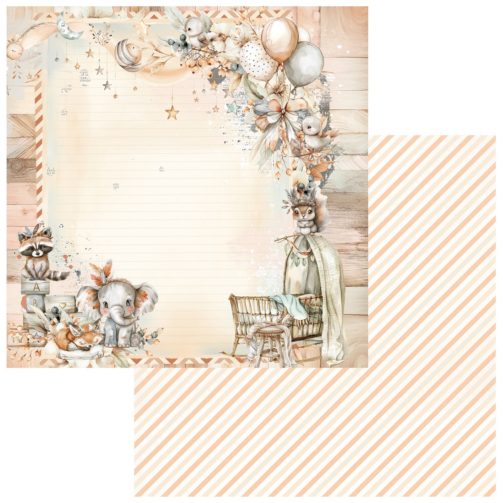 49 and Market LITTLE DREAMERS 12"X12" Scrapbook Paper