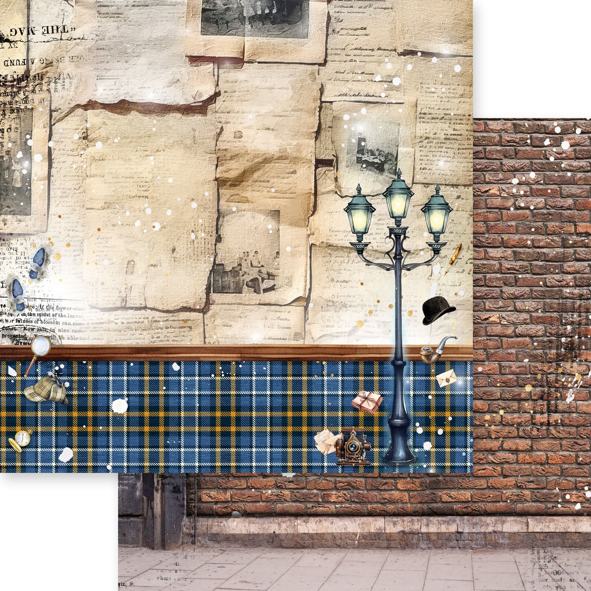 Asuka Studio GET A CLUE 6”X6” Collection Paper Pack