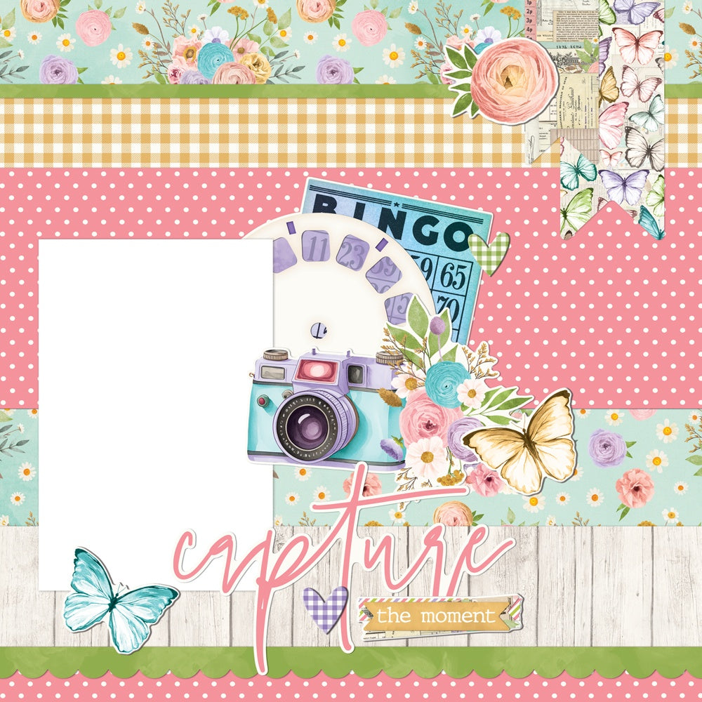 Simple Stories Simple Pages VINTAGE FLOWER SHOPPE Page Kit