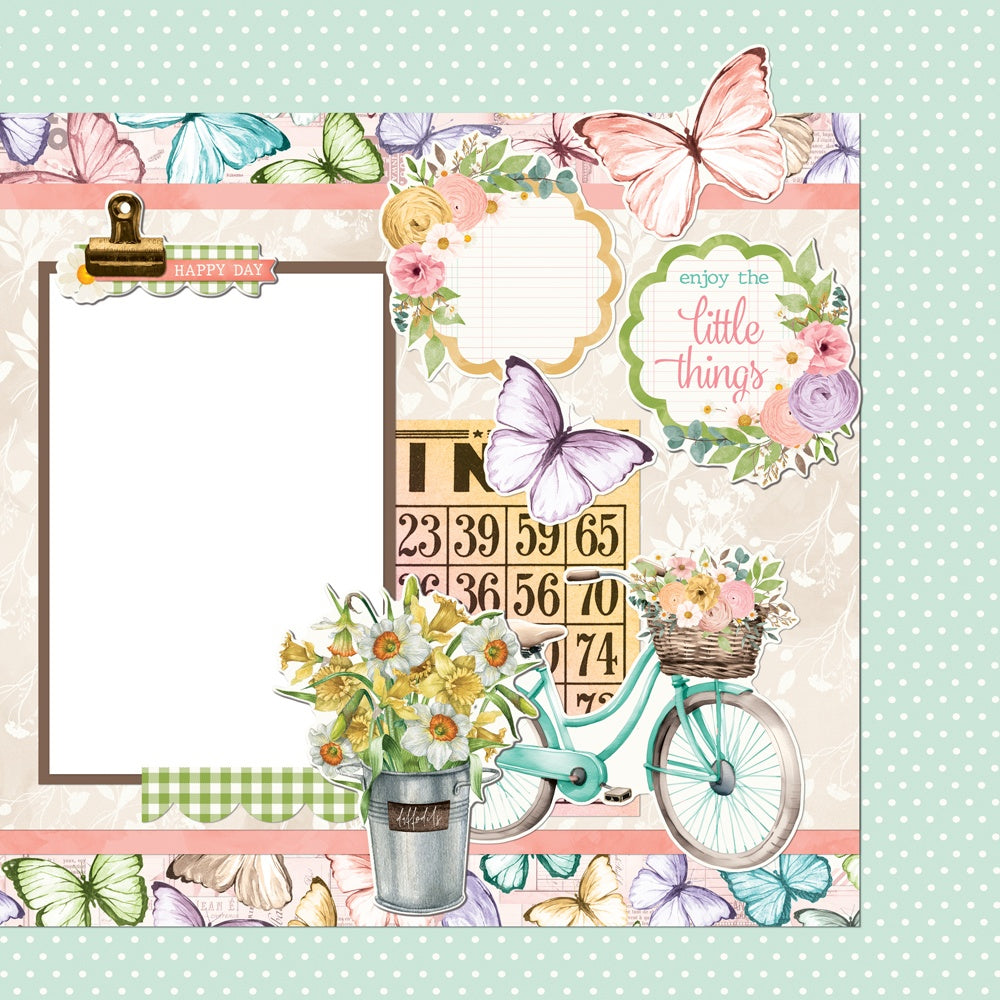 Simple Stories Simple Pages VINTAGE FLOWER SHOPPE Page Kit