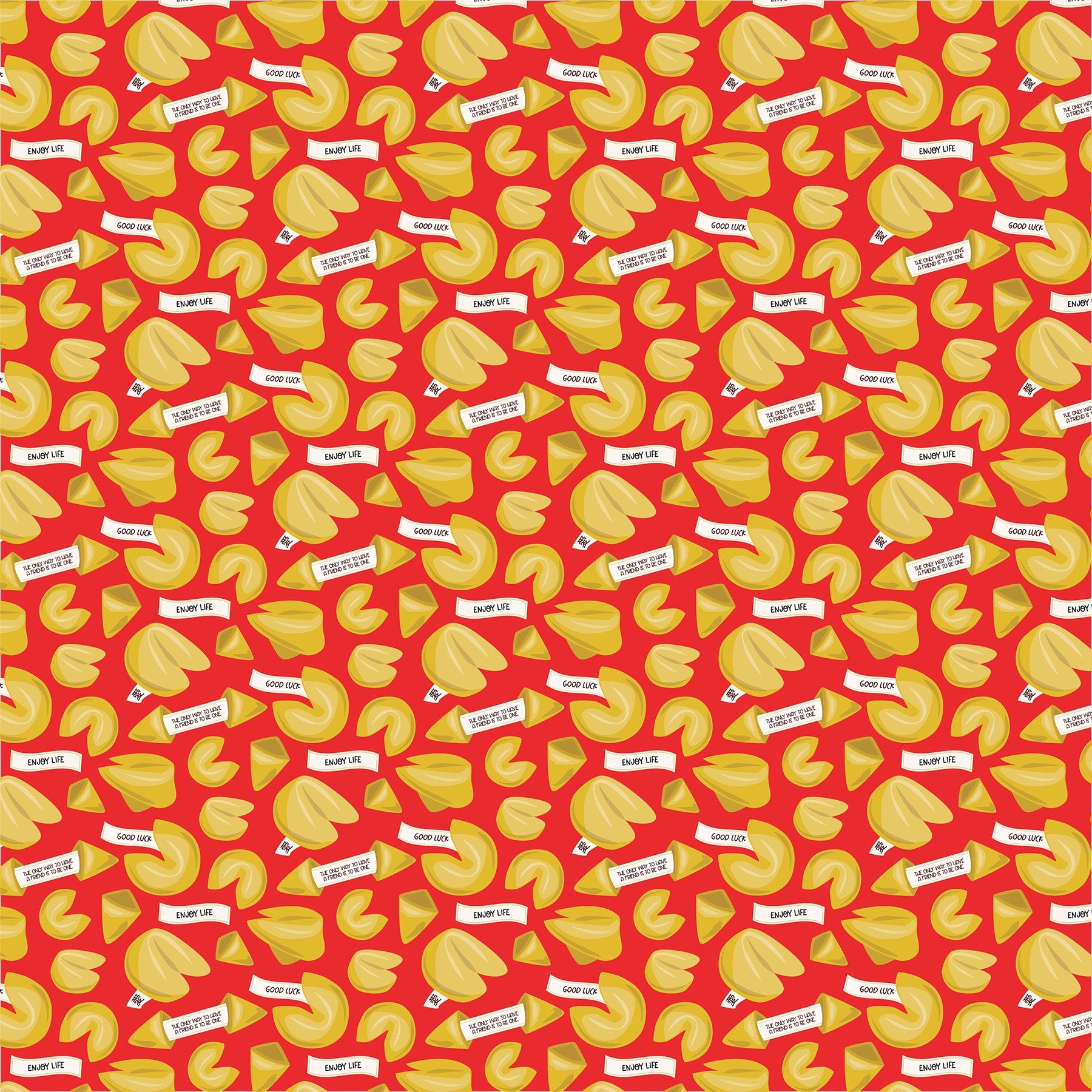 Photoplay LUCKY CAT 12”X12” Oriental Scrapbook Paper