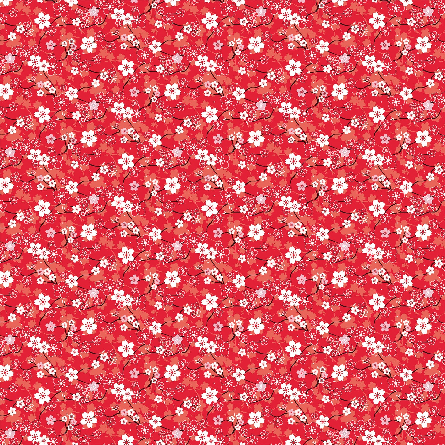 Photoplay LUCKY CAT 12”X12” Oriental Scrapbook Paper