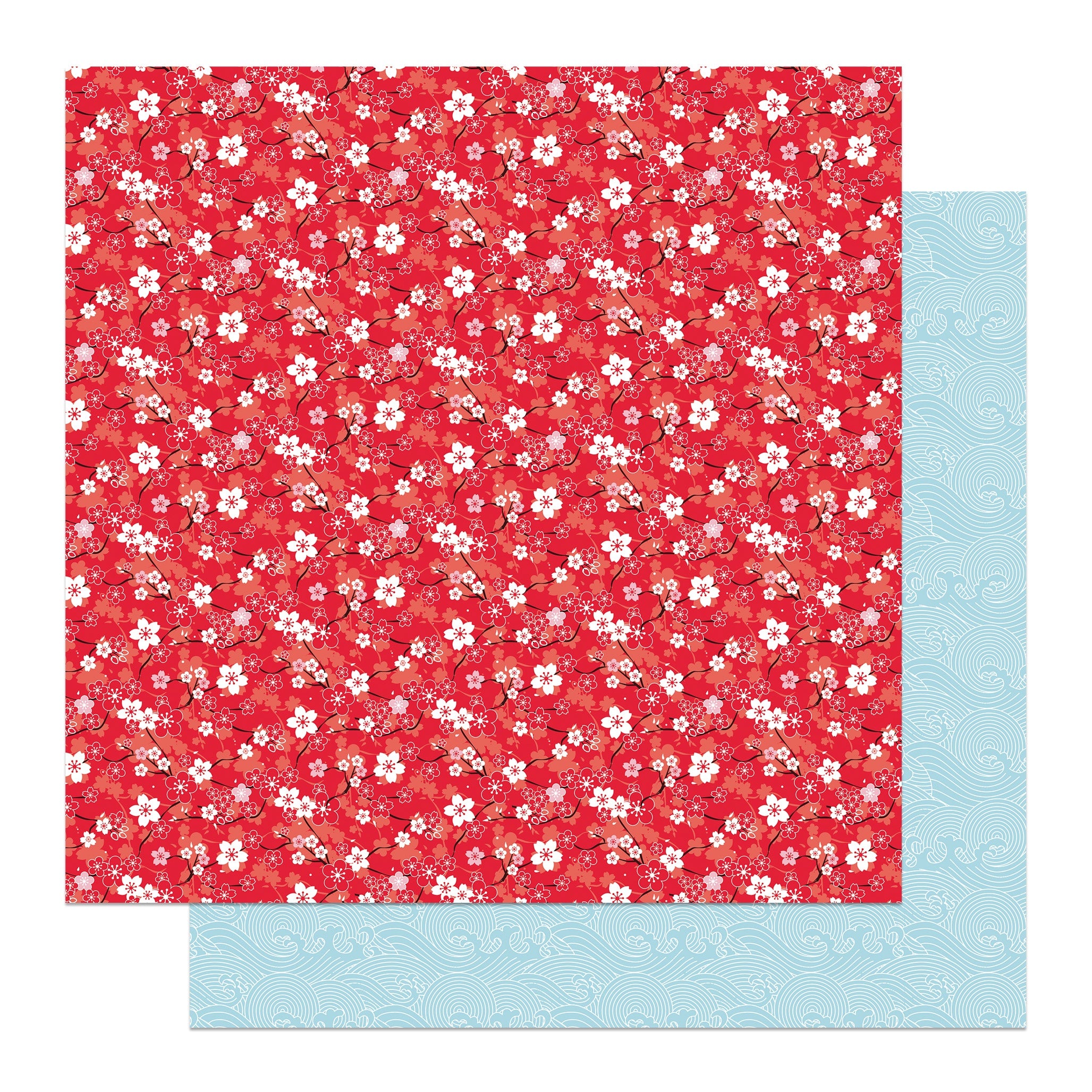 Photoplay LUCKY CAT 12”X12” Oriental Scrapbook Paper