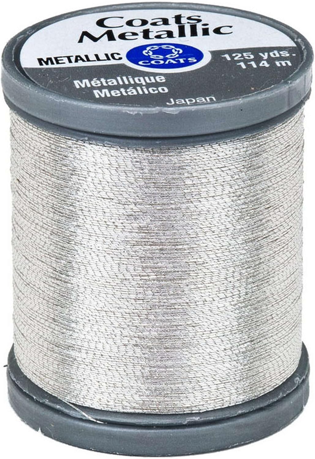 Coat & Clark METALLIC SILVER Thread 125 Yards