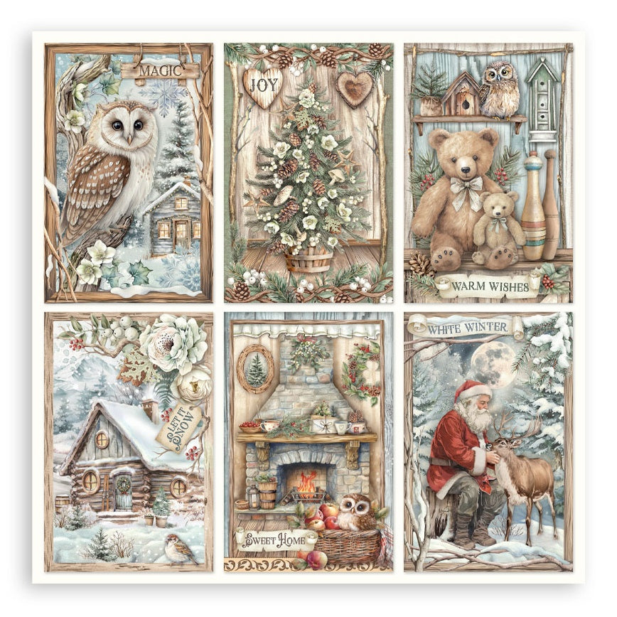 Stamperia THE OWL HOUSE MAXI PAD 12"X12" Scrapbook Paper Pack