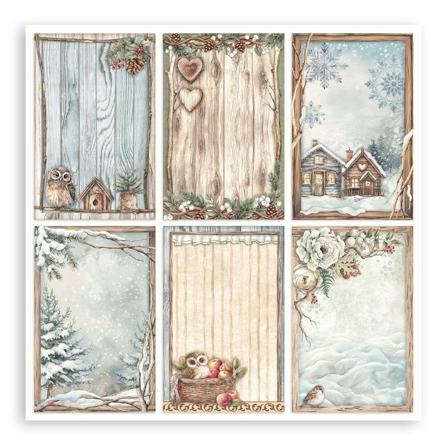 Stamperia THE OWL HOUSE MAXI PAD 12"X12" Scrapbook Paper Pack