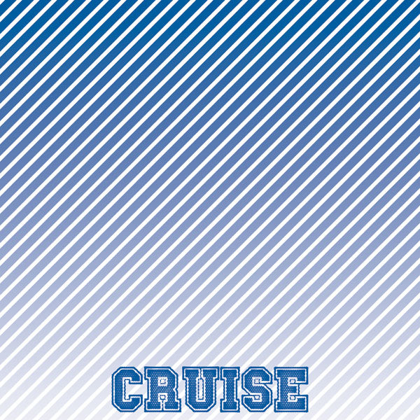 CRUISE PAPER PACK 12"X12" Travel Scrapbook Papers 9 Sheets