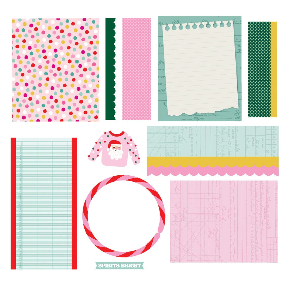 Simple Stories Simple Cards HARD CANDY CHRISTMAS Card Kit