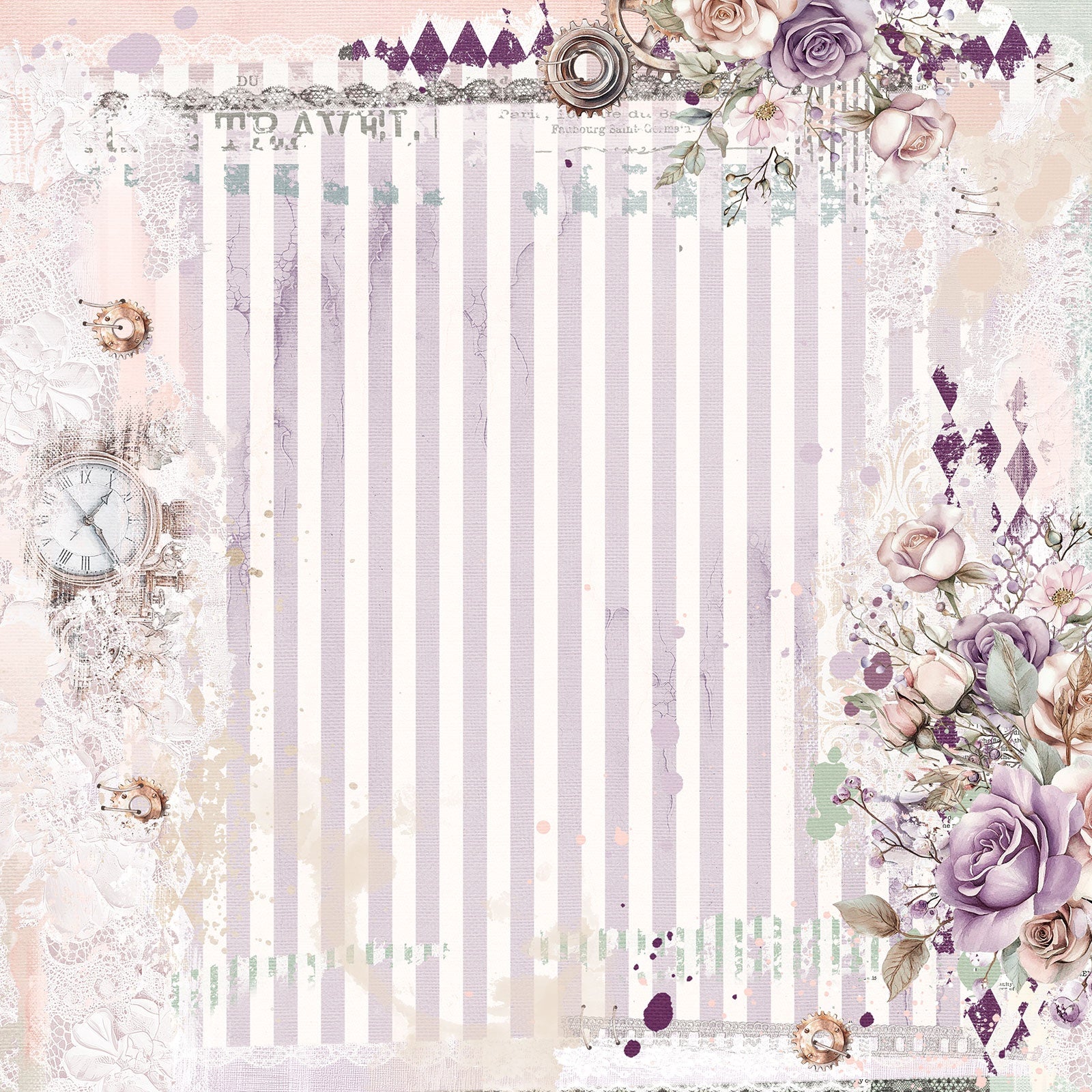 49 and Market ECHOES OF TIME 12X12 Collection Paper Pack