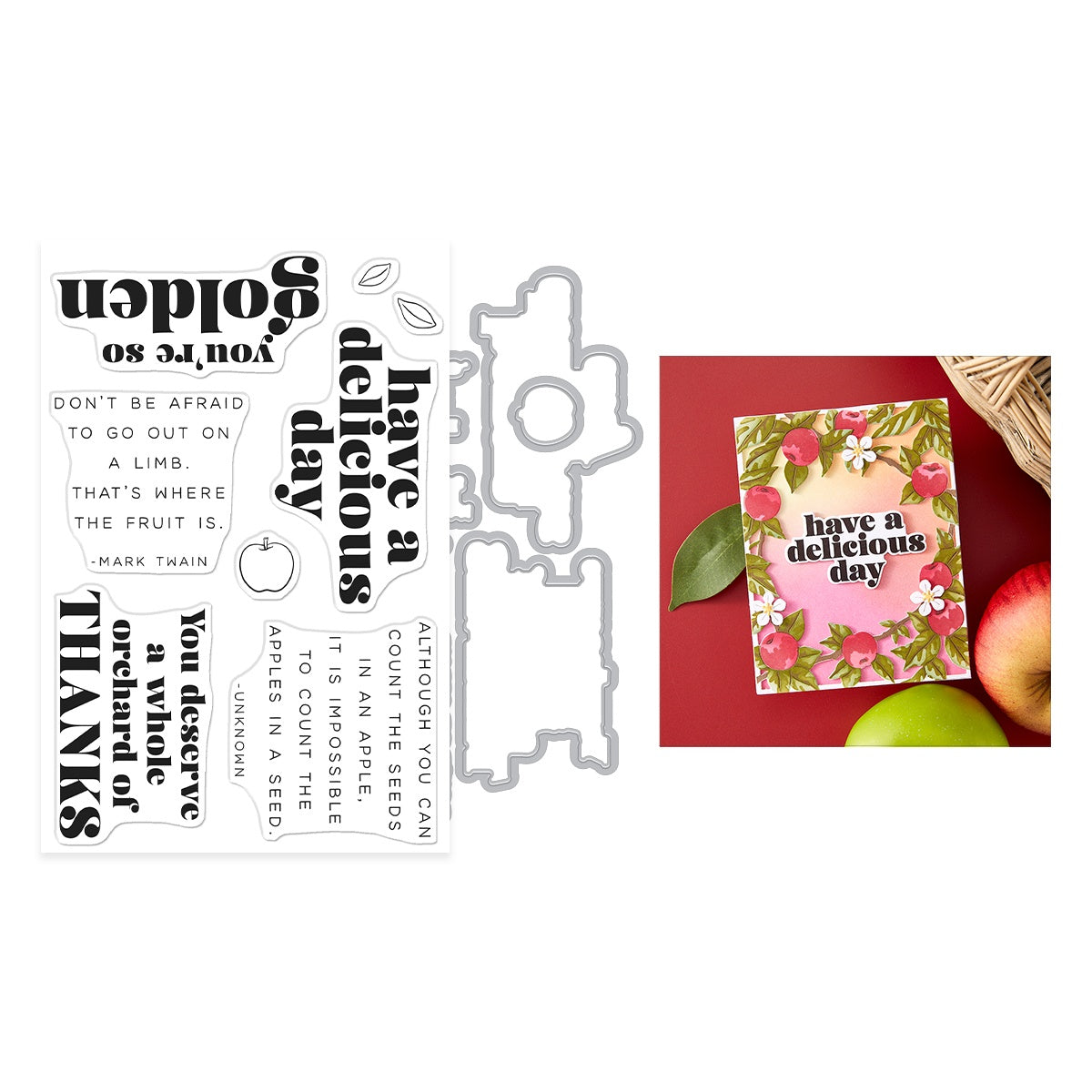 Hero Arts YOU’RE GOLDEN Stamp & Cut Set