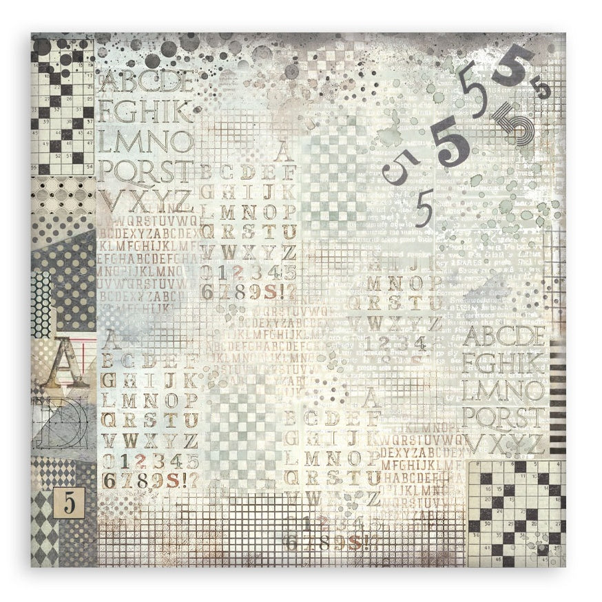 Stamperia Furry Friends MAXI PAD 12”X12” Scrapbook Paper Pack