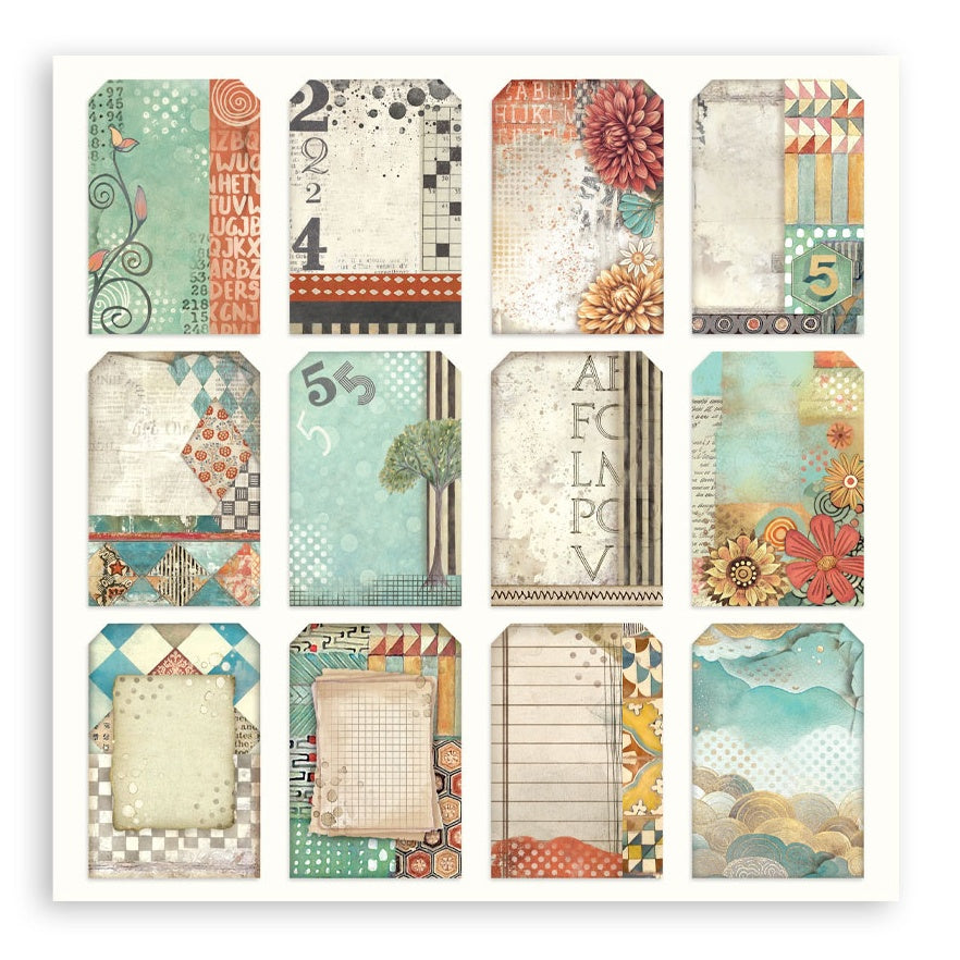 Stamperia Furry Friends MAXI PAD 12”X12” Scrapbook Paper Pack