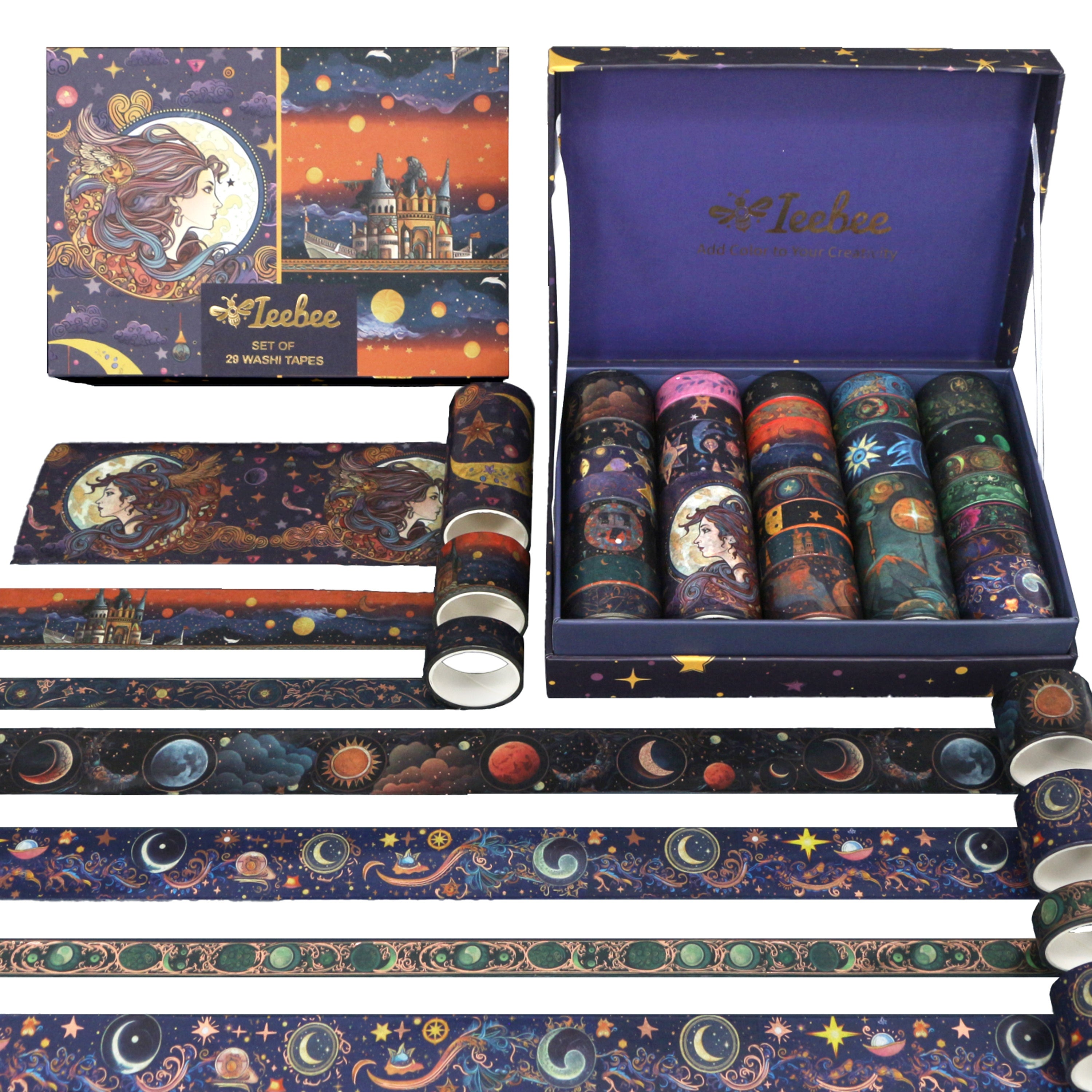 IeeBee WASHI TAPE 1yd By The Roll