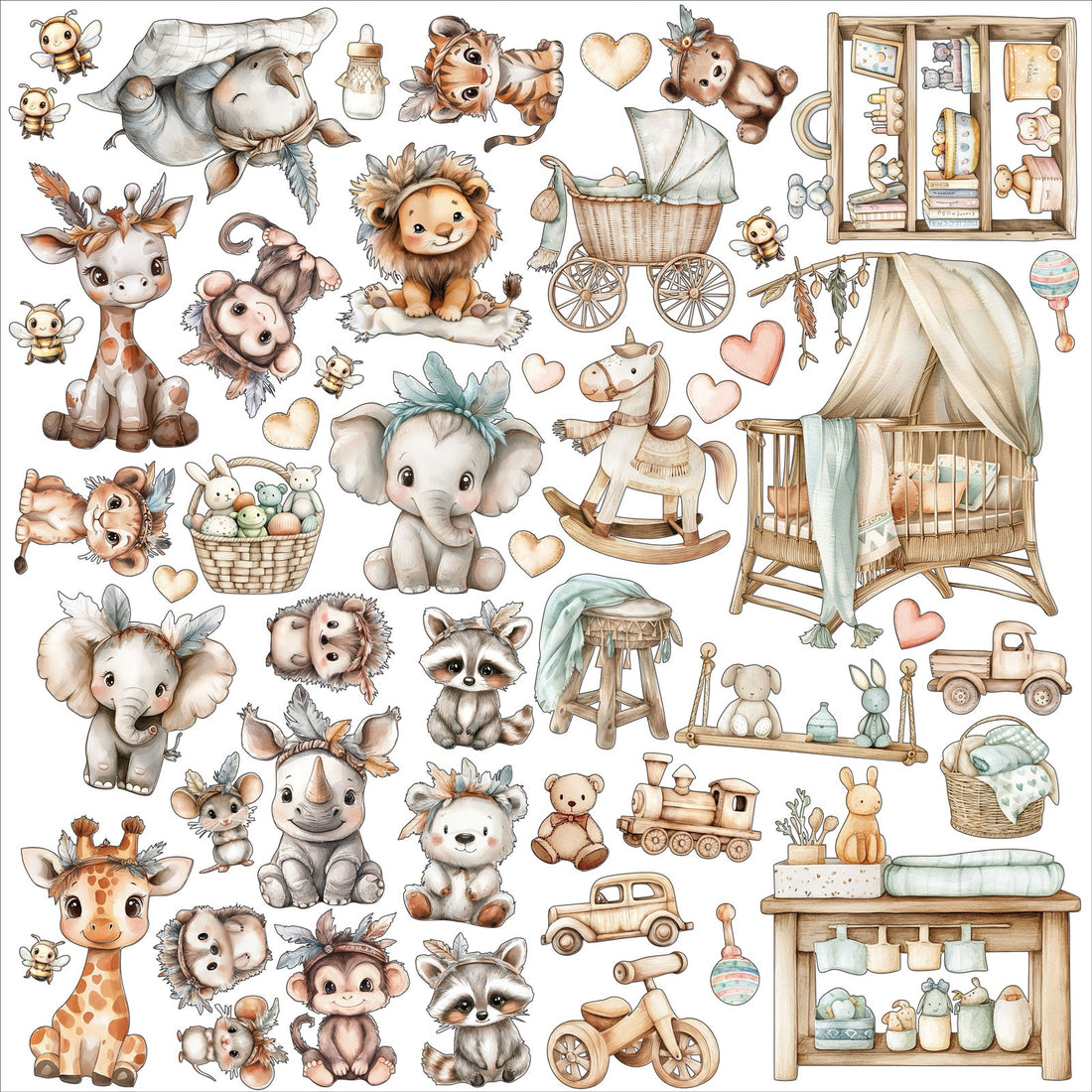 49 and Market LITTLE DREAMERS SPICE 12”X12” All In One Kit 16pc