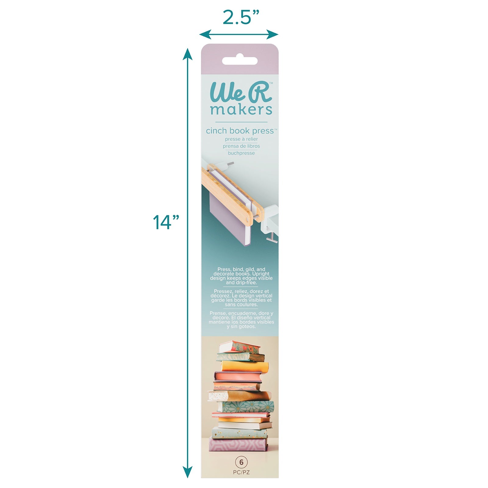 We R Makers CINCH Book Press 6pc
