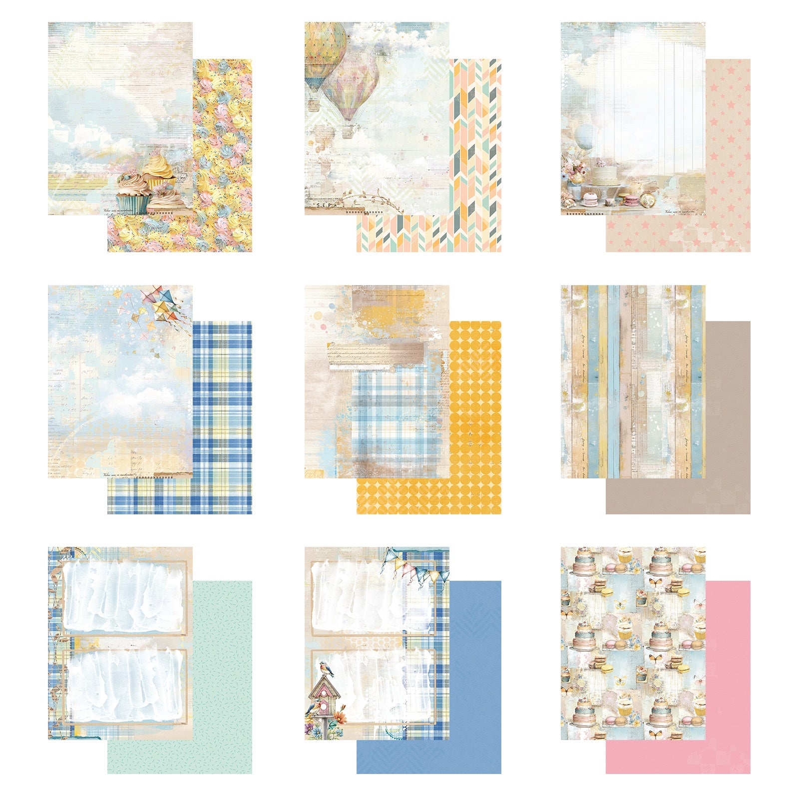 49 and Market GLIMMER GLEE HOORAY 6”X8” Collection Bundle