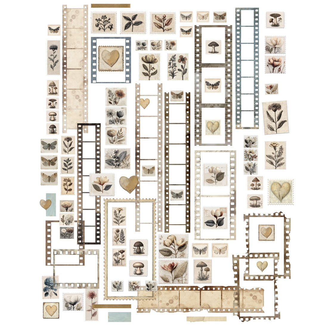 49 and Market FADED MEMORY LANE Filmstrips & Postage Laser Cuts