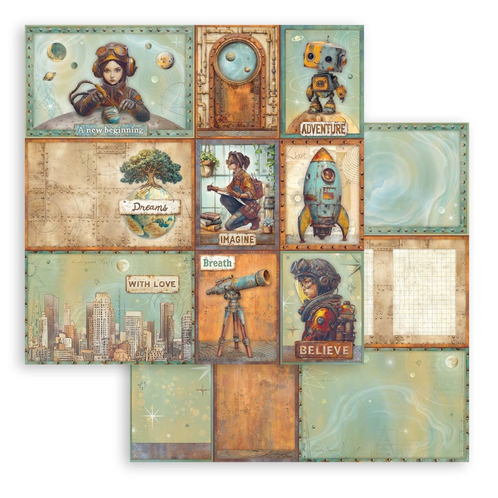 Stamperia A NEW BEGINNING 12”X12” Scrapbook Paper Pad