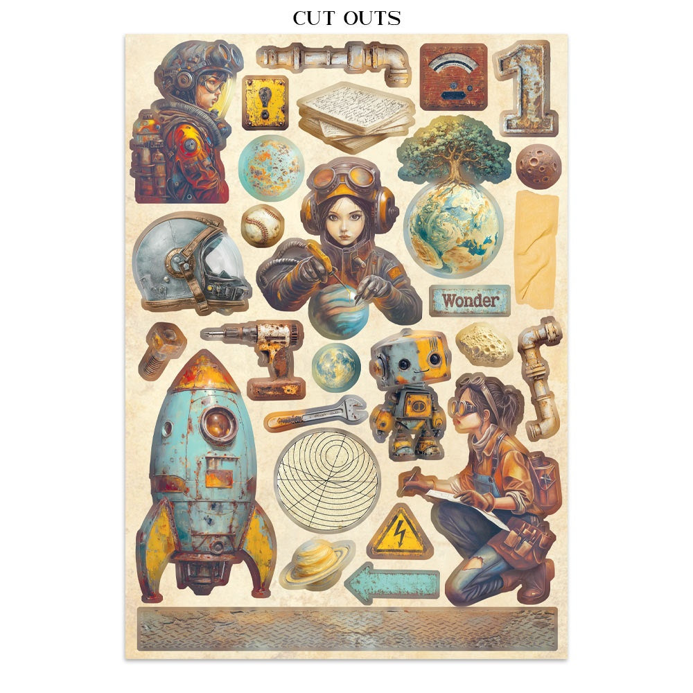 Stamperia A NEW BEGINNING Junk Journal Pack