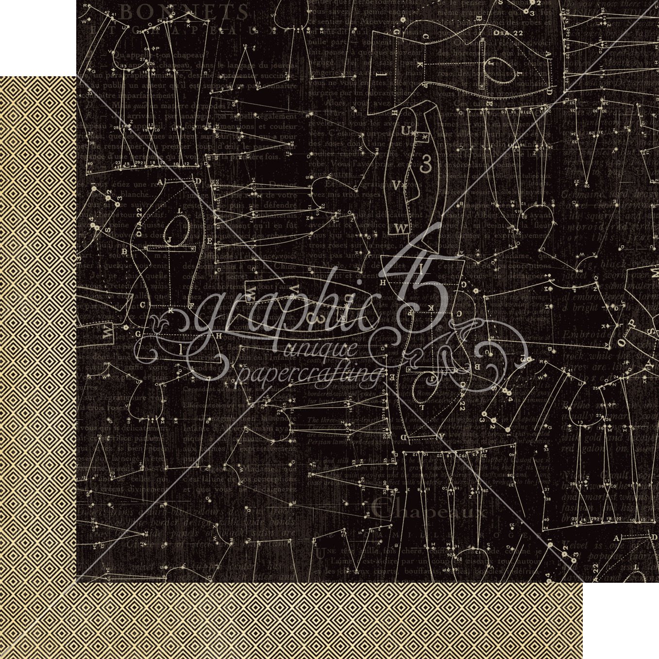Graphic 45 COUTURE DELUXE COLLECTOR’S EDITION 12”X12” Scrapbook Set