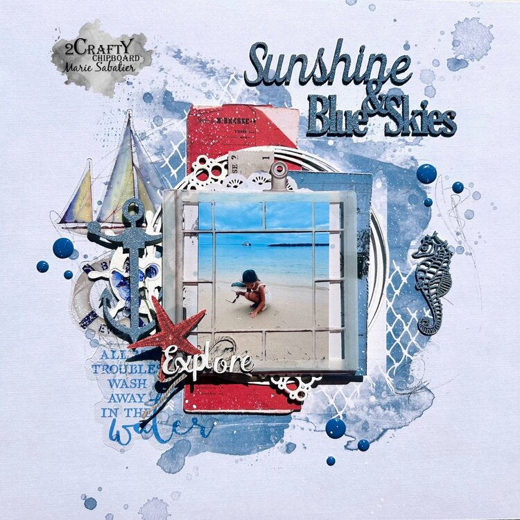 49 and Market SUMMER PORCH FRAMES 11 Diecuts