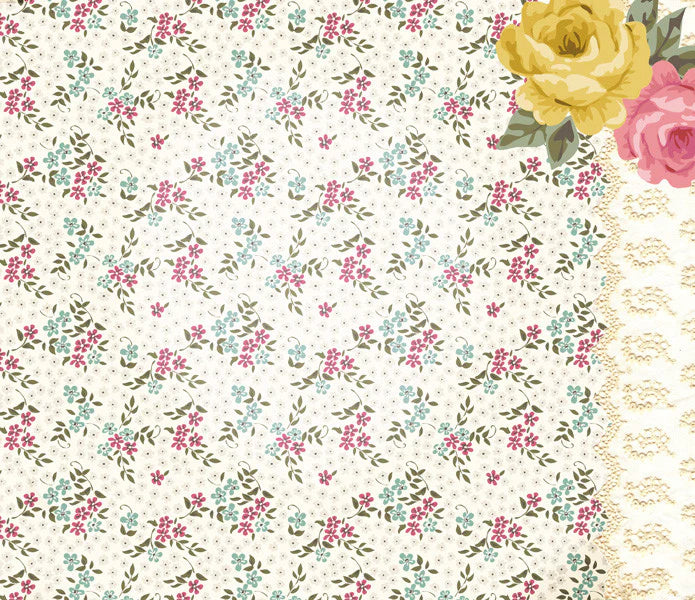 Kaisercraft NEEDLE & THREAD 12”X12” D-Ring Scrapbook Album