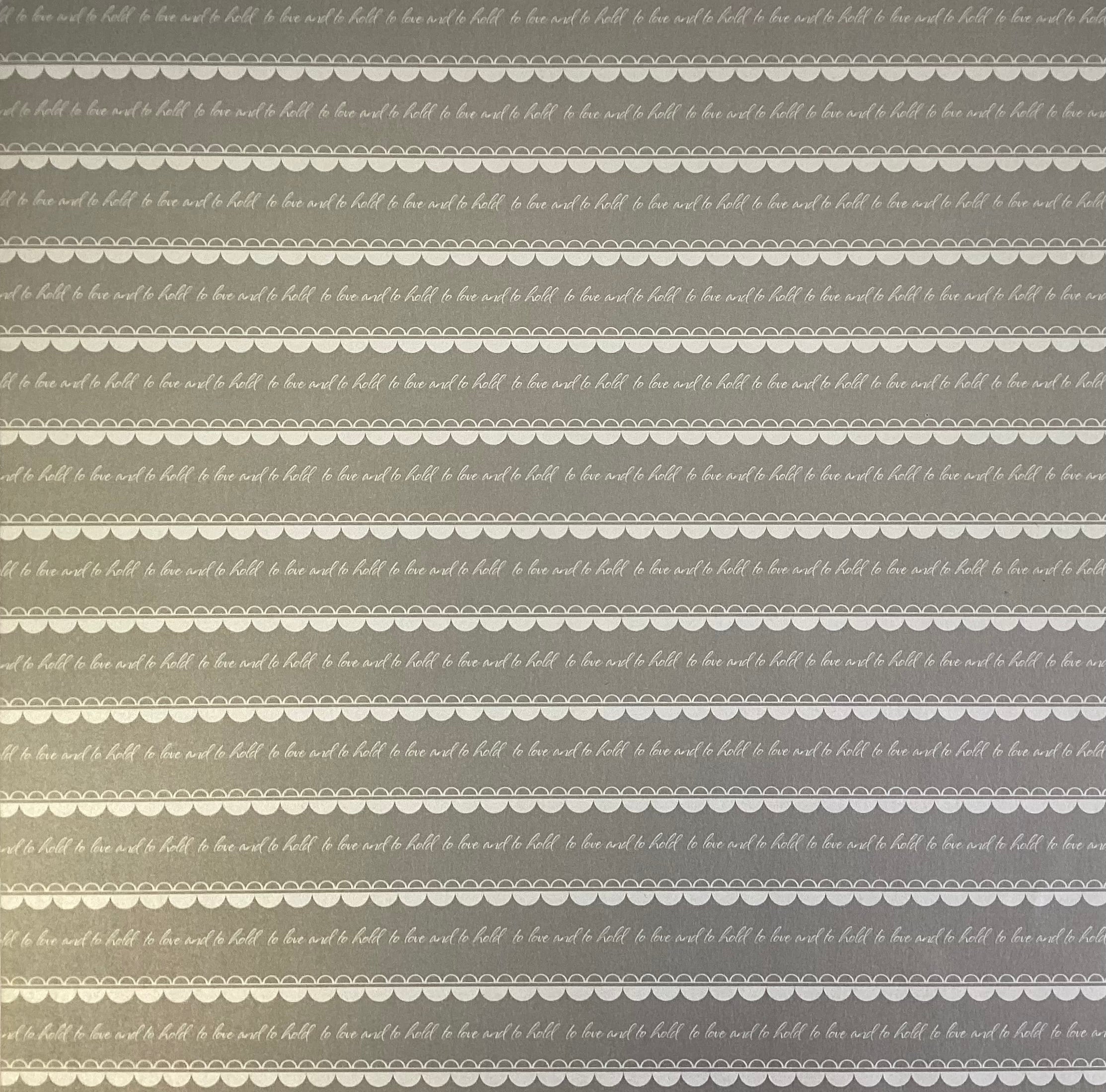 Bella! SHIMMER WEDDING 12X12 Scrapbook Paper