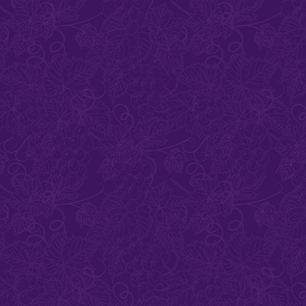 Scrapbook Customs PURPLE GRAPES FRUIT 12"X12" Scrapbook Paper